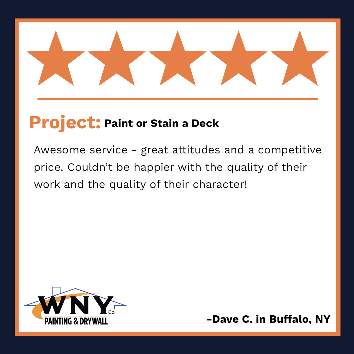 Customer testimonial, image 3 of 6