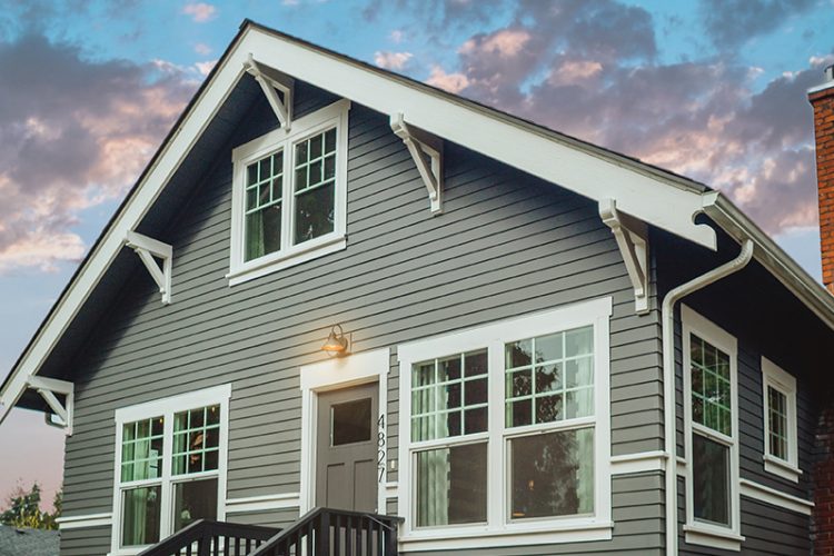 Residential siding installation